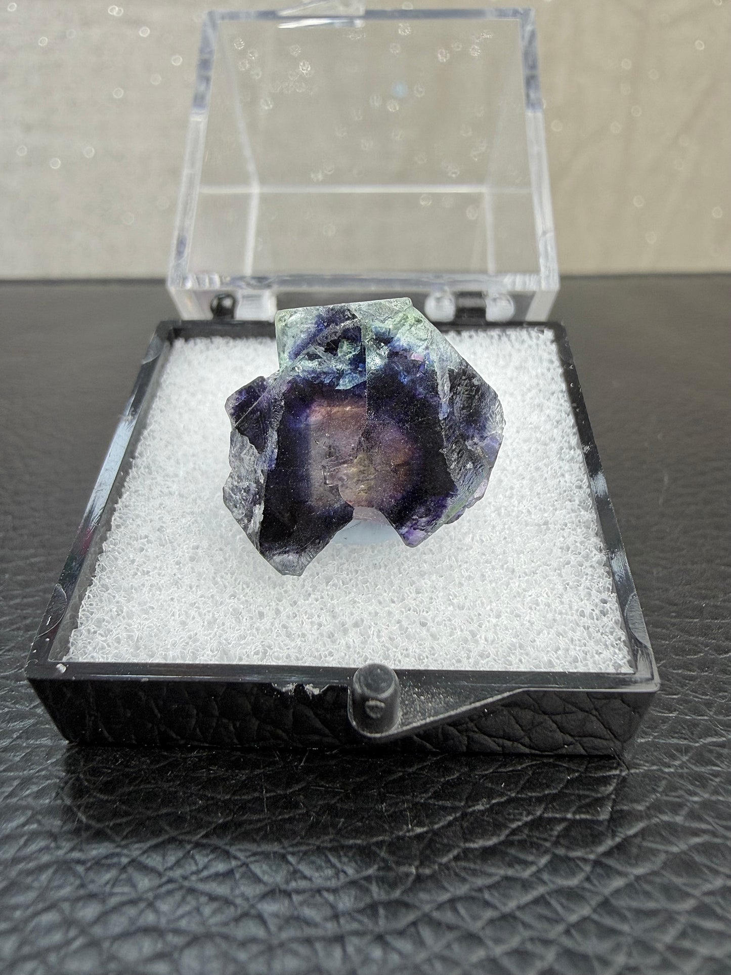Fluorite with box