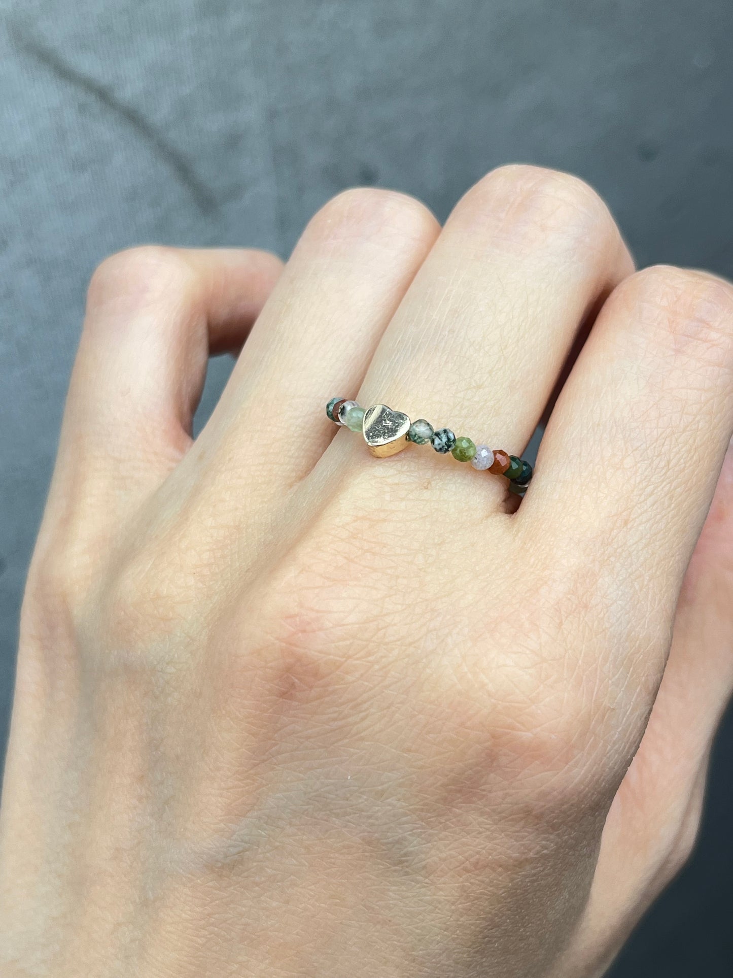 Ring av Moseagatperler