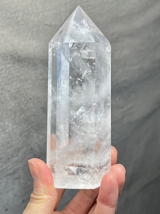 Bergkrystall klarkvarts tårn