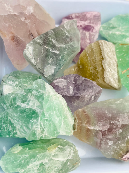 Fluoritt, Rå 25-40mm