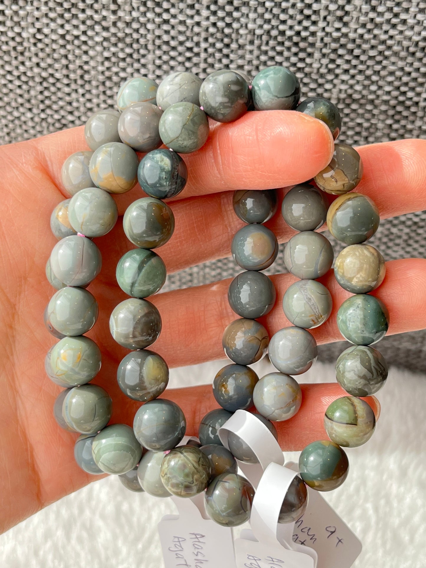 Alashan Agat armbånd 9+