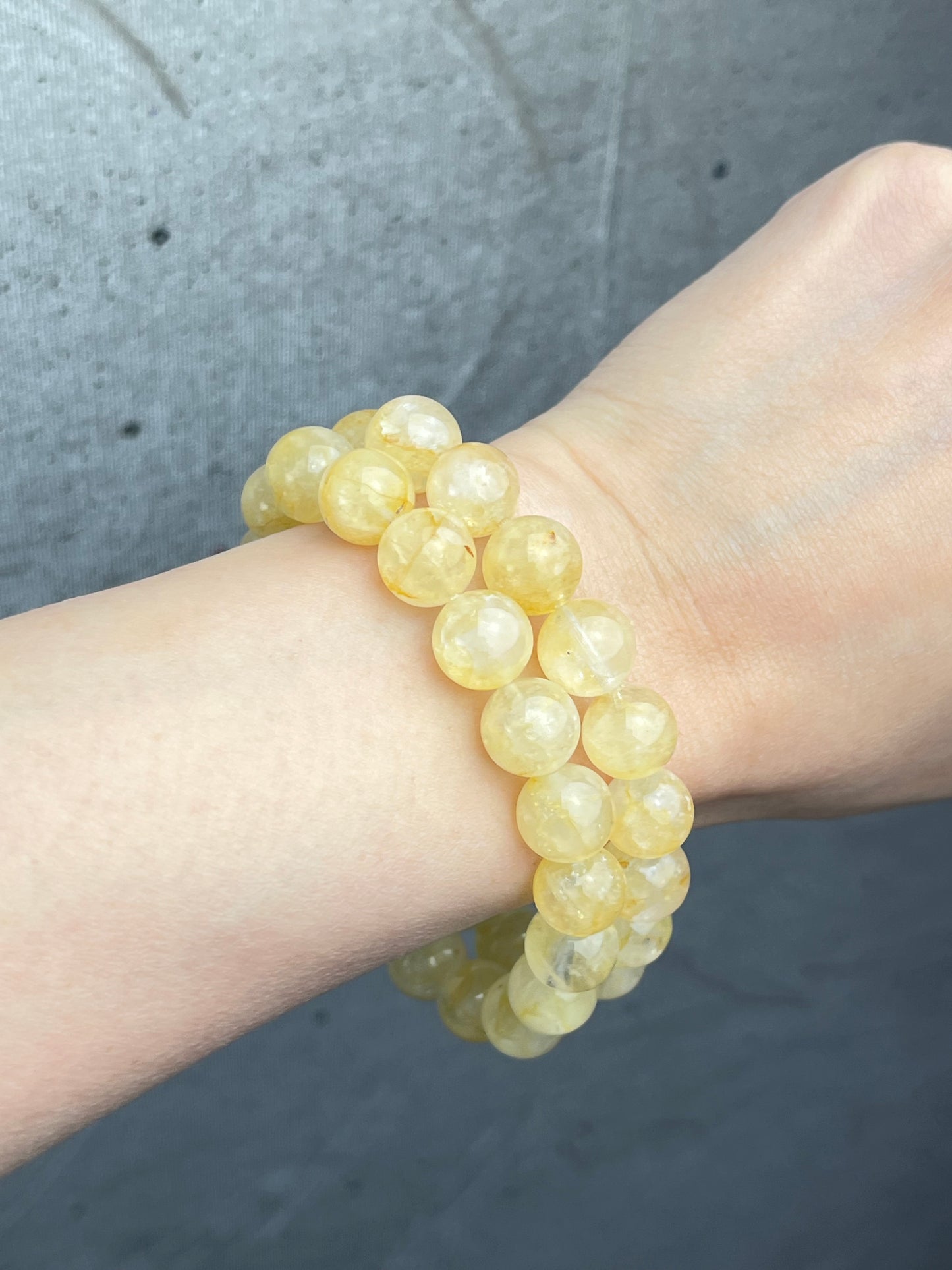 Golden healer kvarts armbånd 10mm+