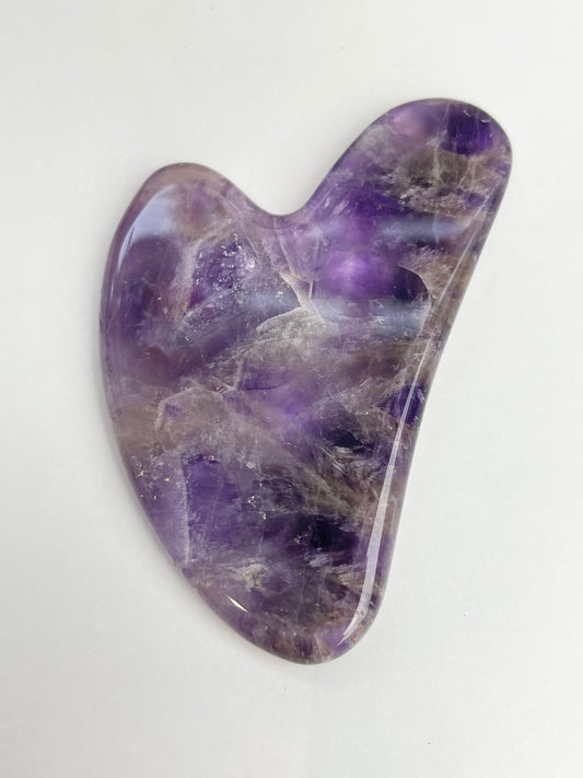 Ametyst Gua Sha med gaveeske