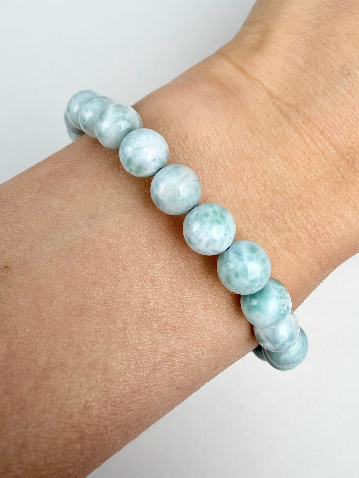 Larimar armbånd 7mm+