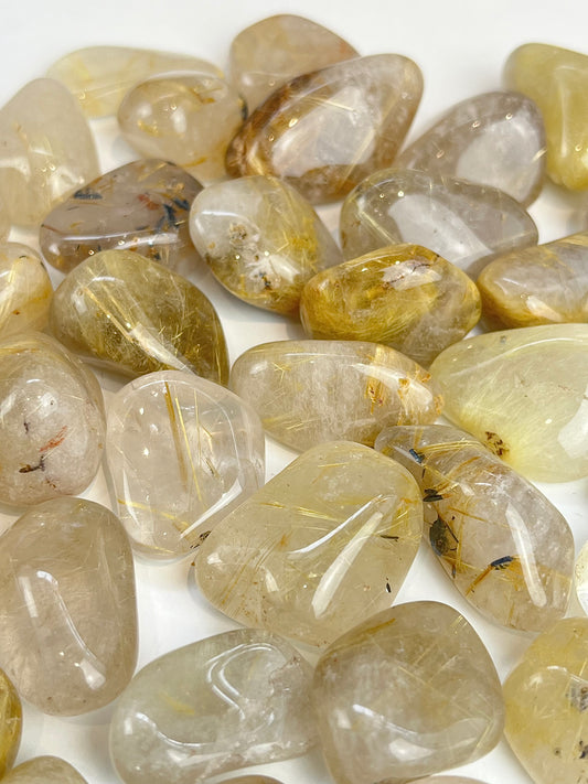 Rutilkvarts tromlet 20-30mm