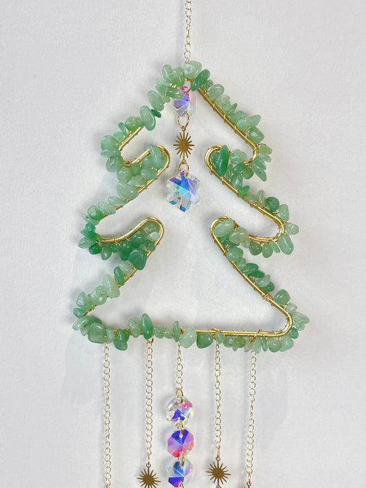 Krystall solfanger, Juletre(Grønn Aventurin)