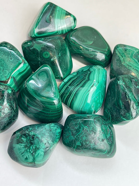 Malakitt tromlet 20-30mm