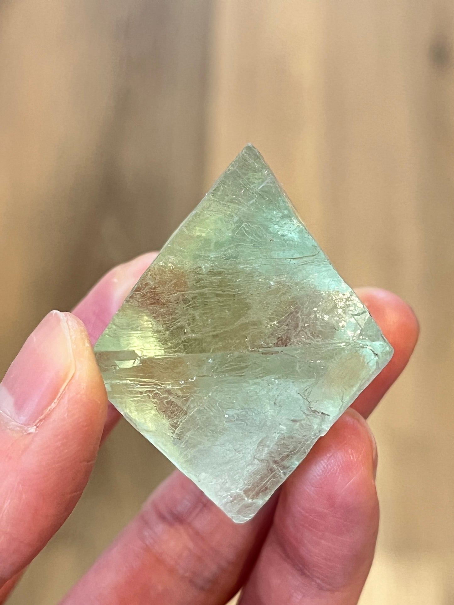 Fluoritt Oktaeder XL