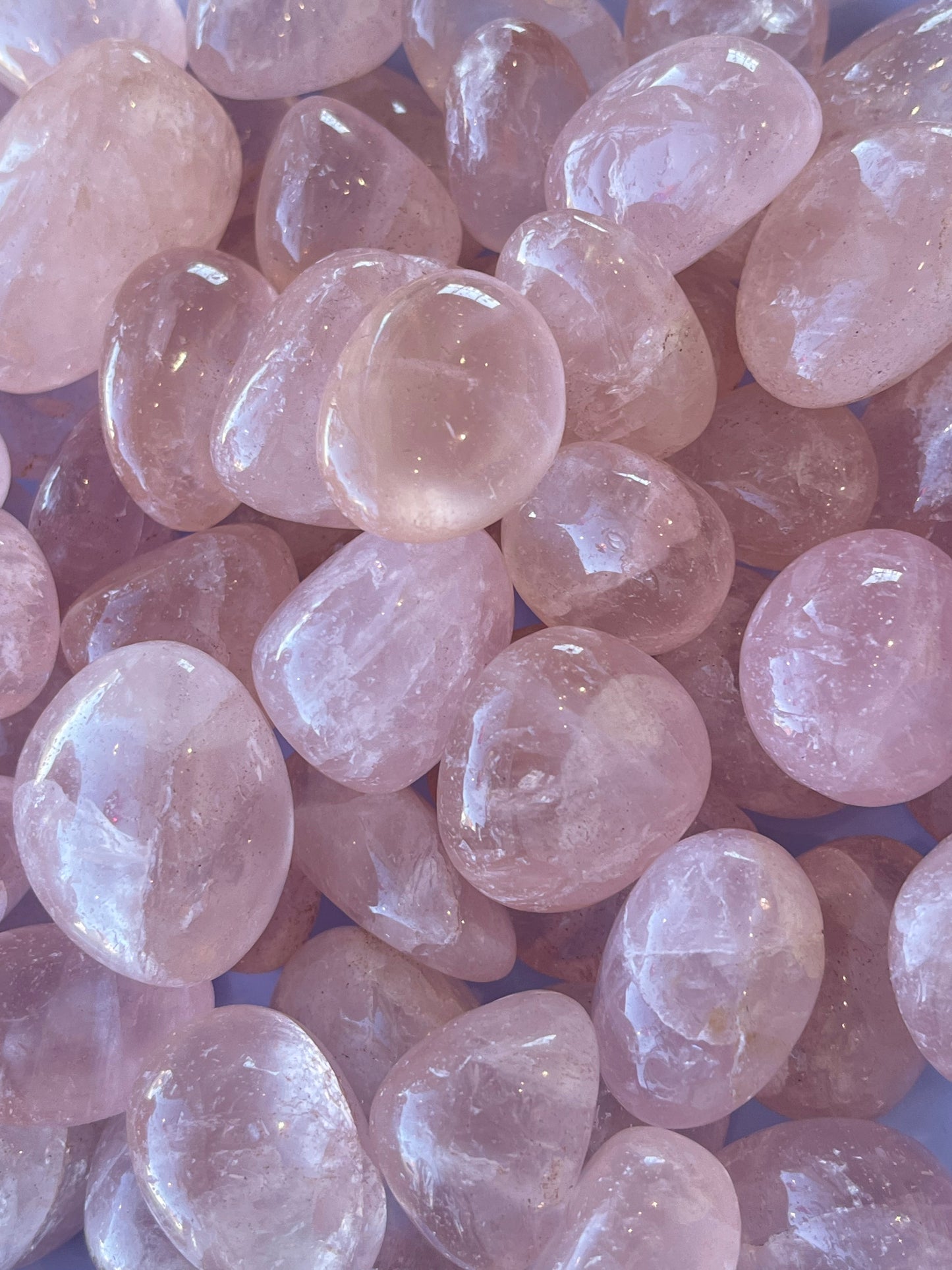 Rosenkvarts tromlet 20-40mm