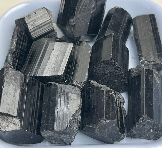 Svart Turmalin Rå 2-4cm