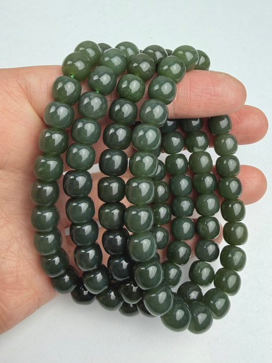 Jade, Nefritt armbånd 7mm+