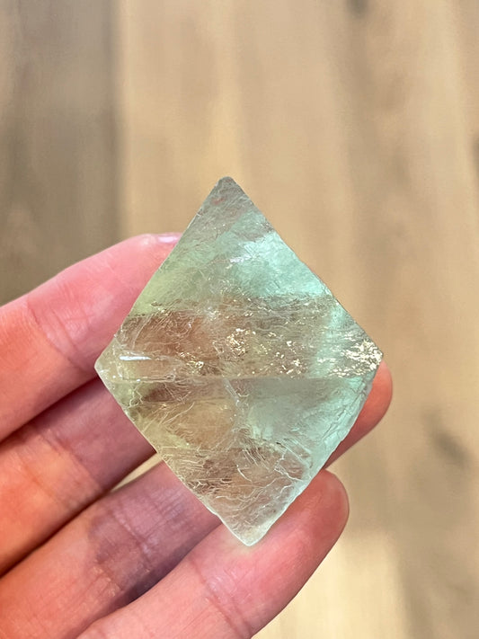 Fluoritt Oktaeder XL