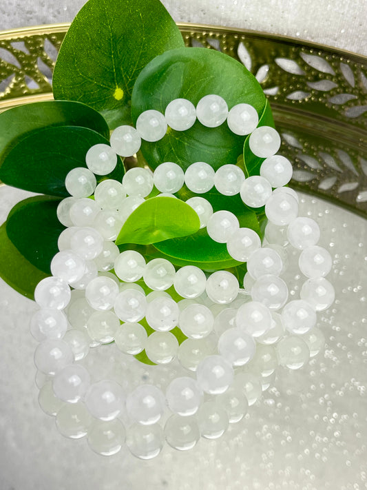 Melkekvarts armbånd 10mm+