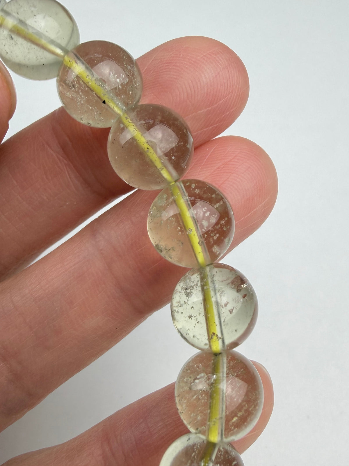 Libyan Desert Glass armbånd 10mm+