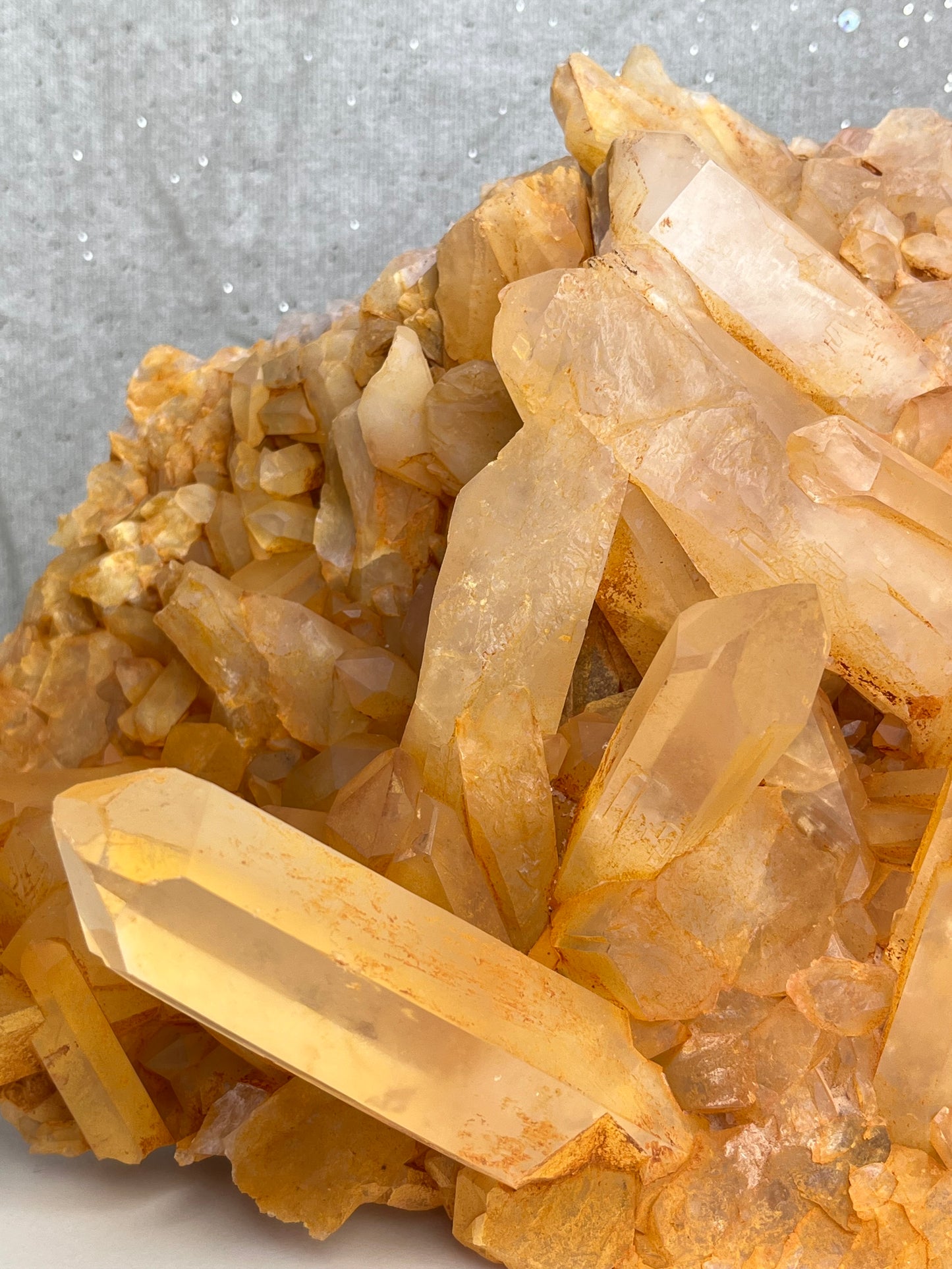 Kvarts Gruppe med Limonitt XL 2.4kg