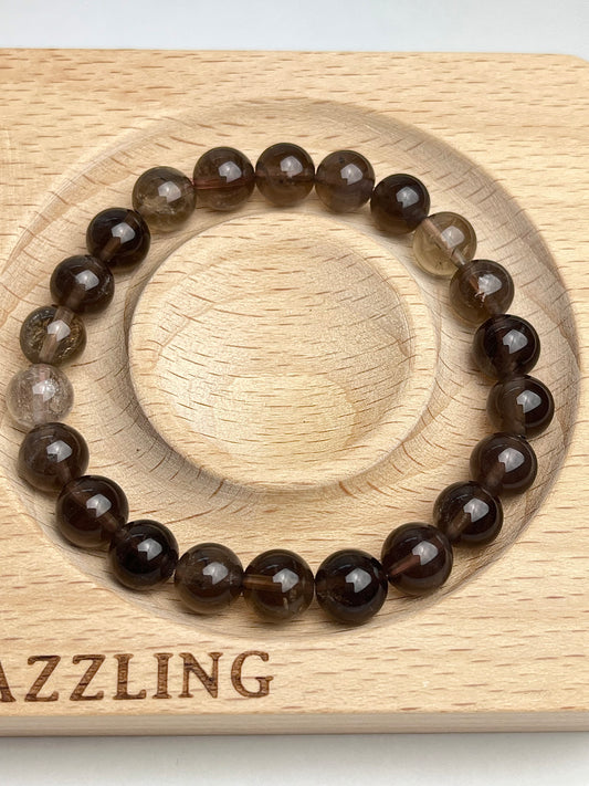 Røykkvarts armbånd 8mm+