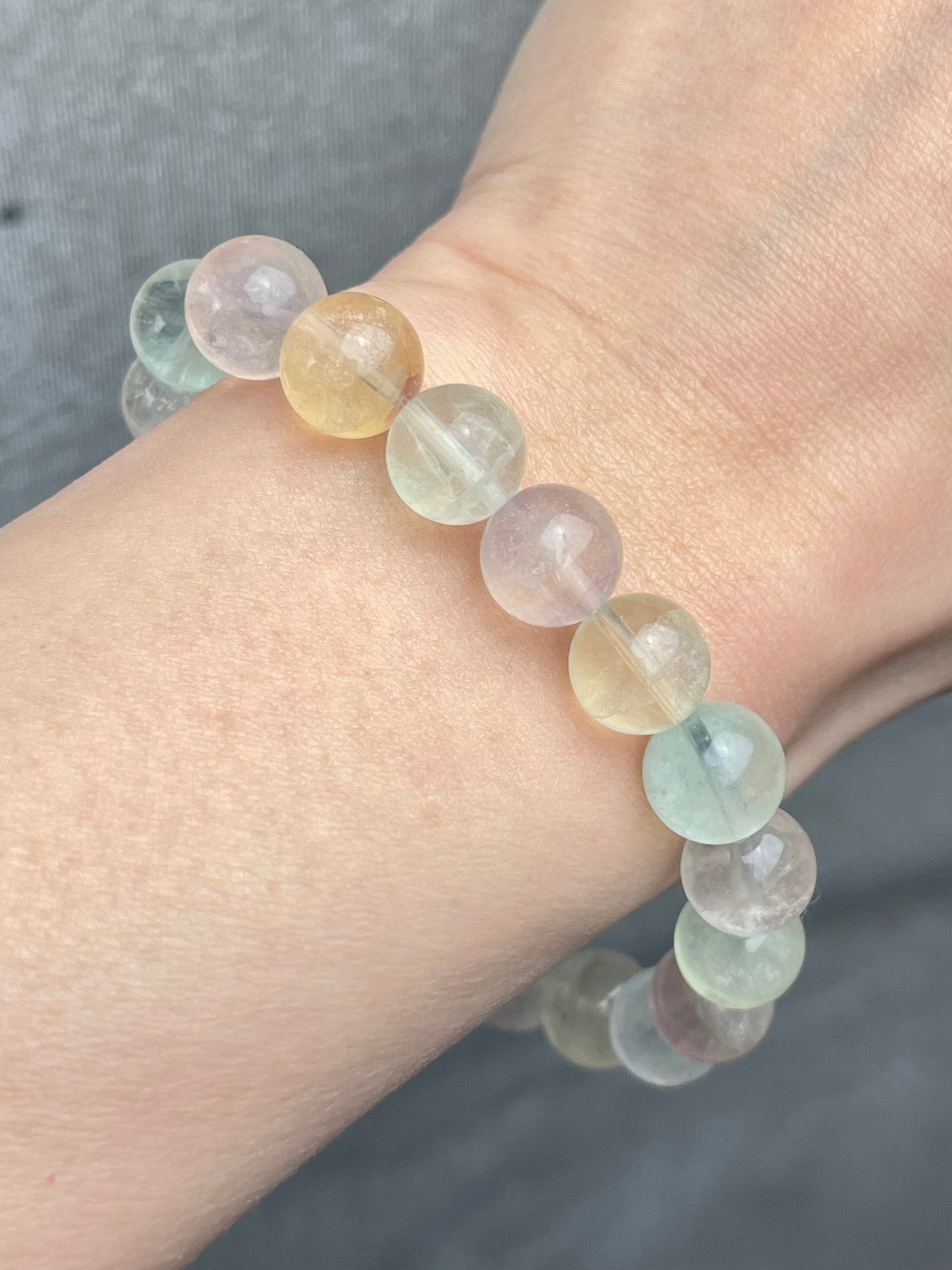 Fluoritt armbånd 10mm+