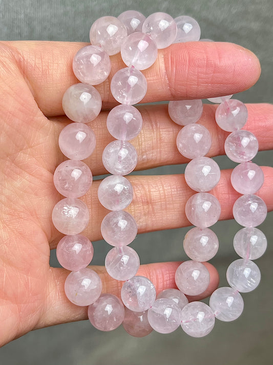 Rosenkvarts armbånd 9mm+