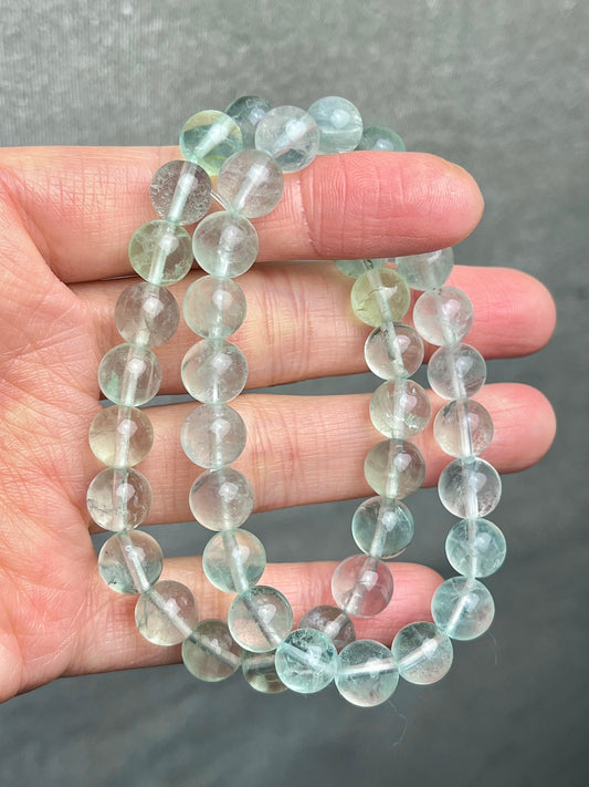 Fluoritt armbånd 8mm+