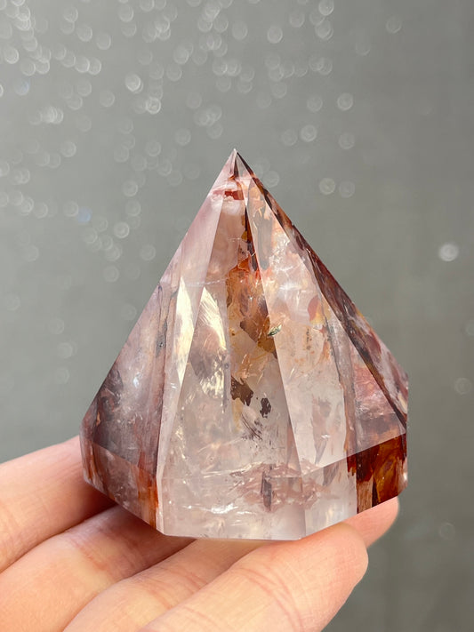 Flammekvarts diamant form