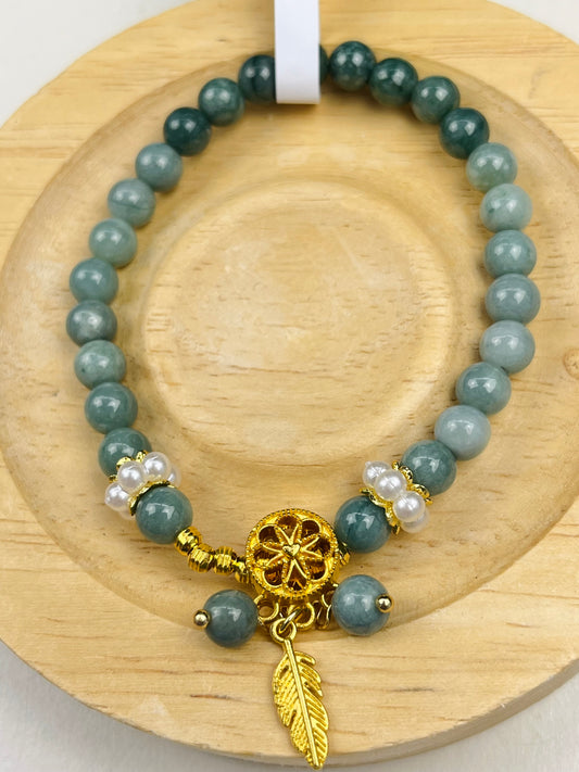 Jade- Håndlaget armbånd