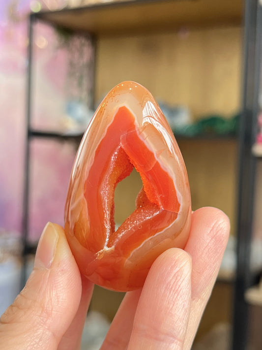 Druzy Karneol Egg
