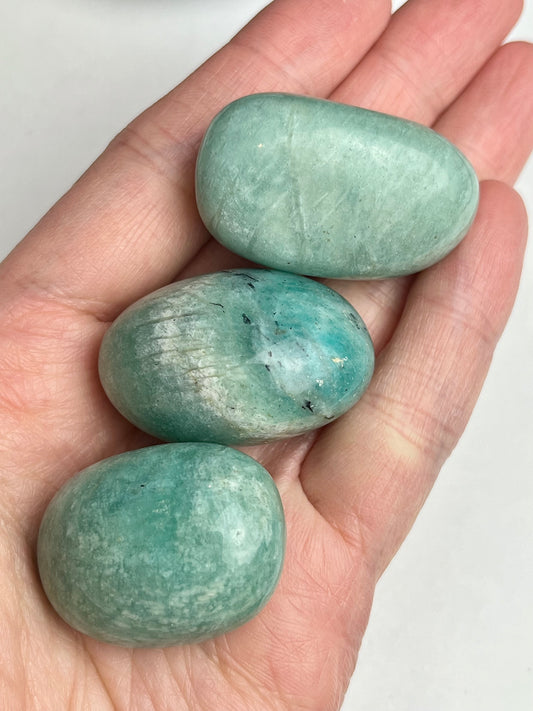 Amazonitt tromlet 30-40mm