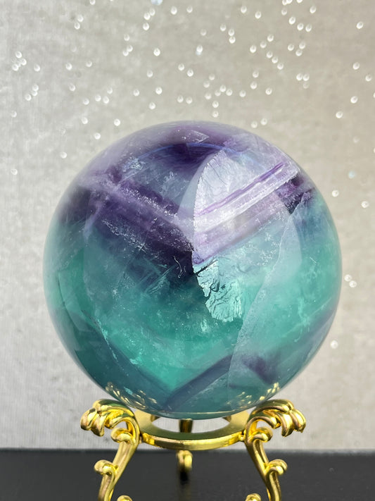 Regnbue Fluoritt Kule