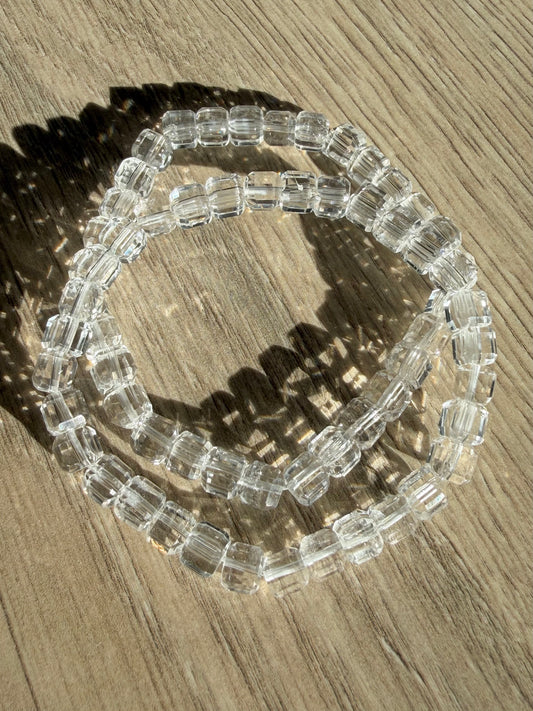 Bergkrystall klarkvarts armbånd 5mm+