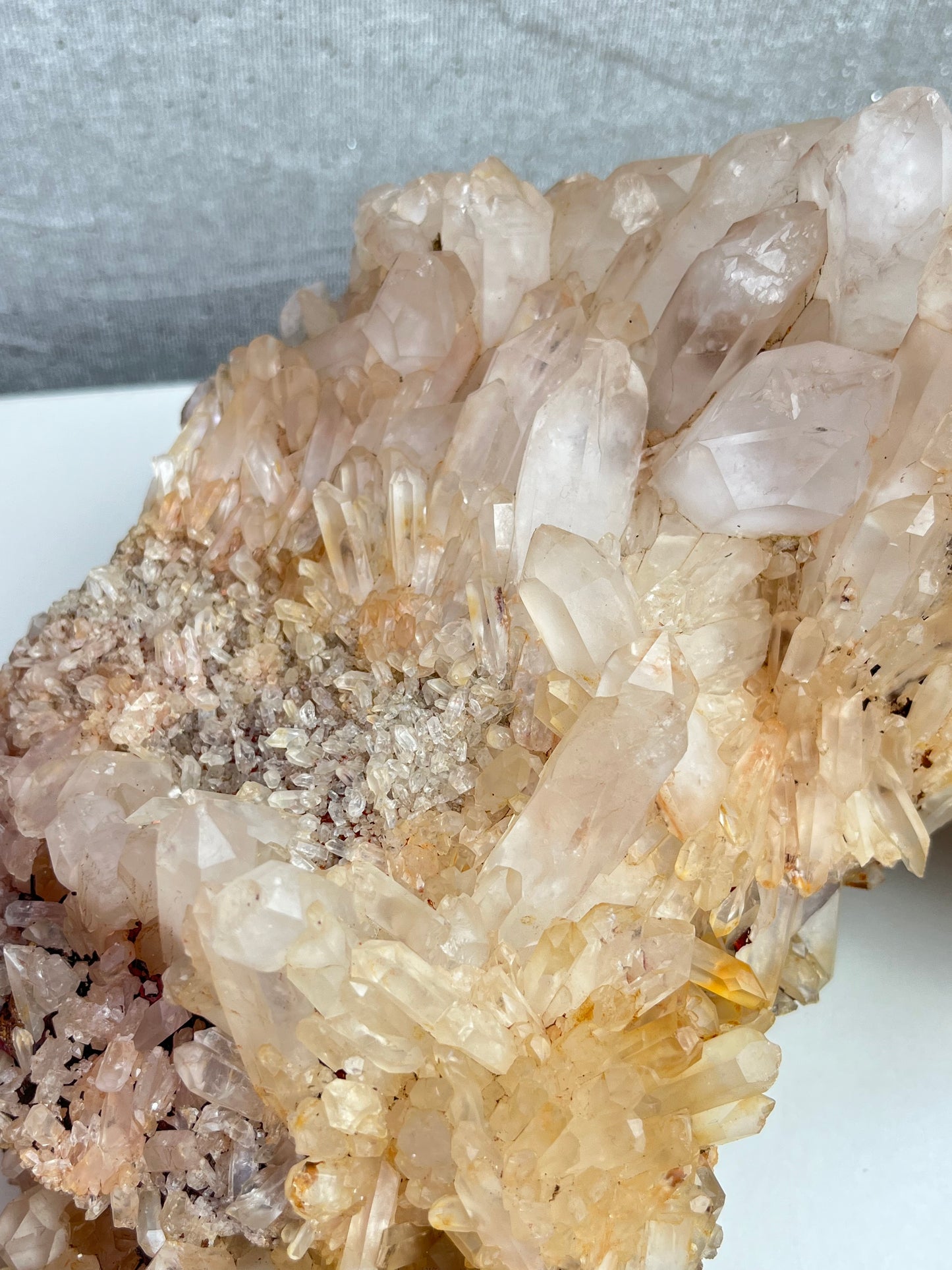 Kvarts gruppe med jernoksid XL, 3.2kg