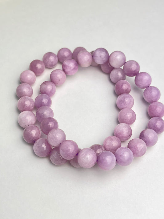 Kunzitt armbånd 9mm+