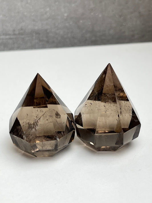 Røykkvarts diamant form