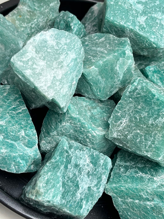 Amazonitt Rå, 30-50mm, Høy kvalitet