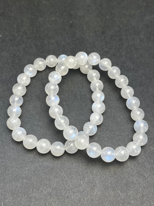 Månestein armbånd 8mm+