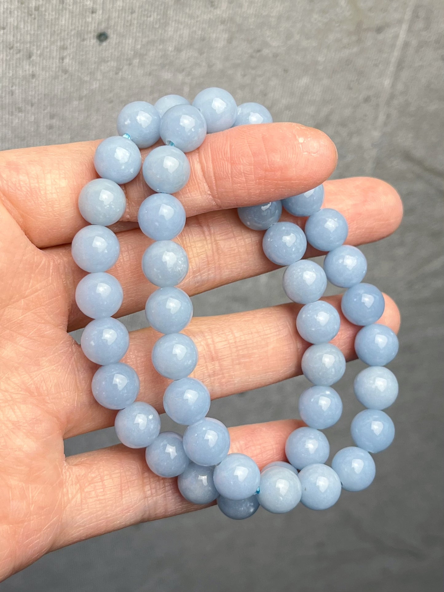 Angelitt armbånd 8mm+