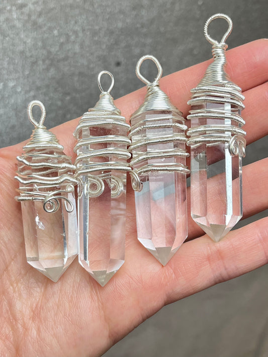 Bergkrystall klar kvarts Anheng