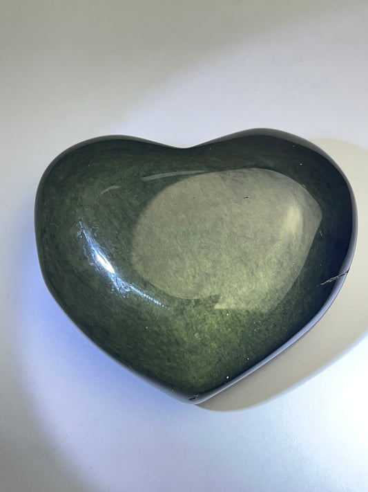 Regnbue obsidian Hjerte