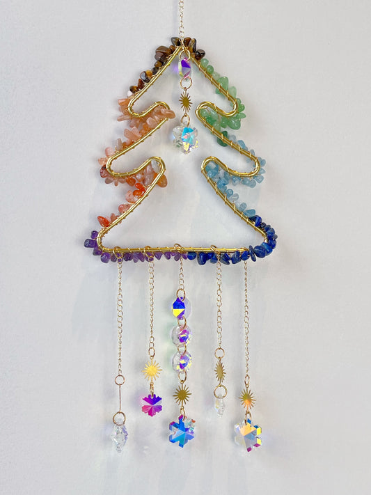 Krystall solfanger, Juletre(Chakra)