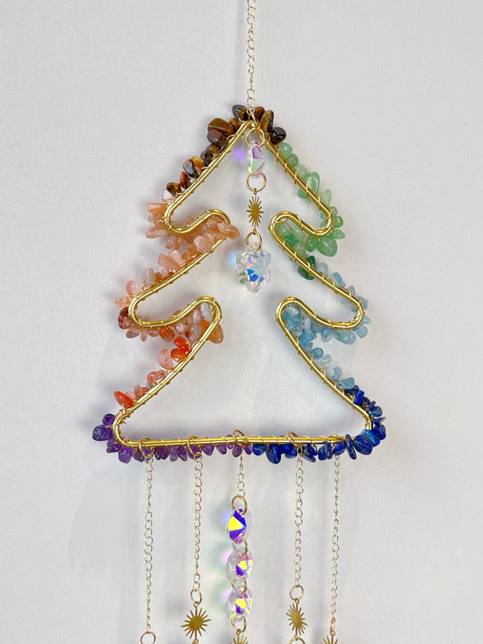 Krystall solfanger, Juletre(Chakra)