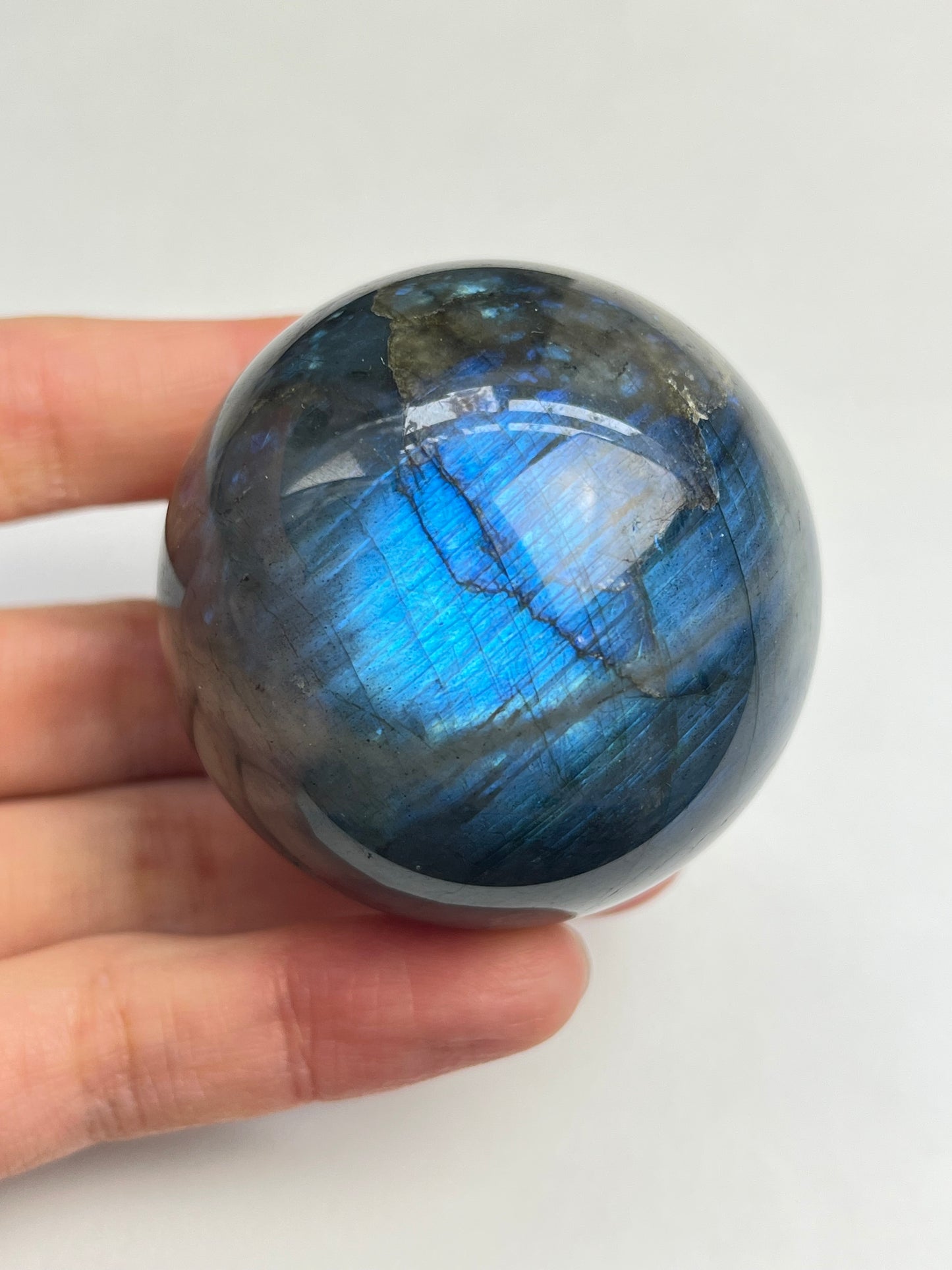 Labradorite spheres