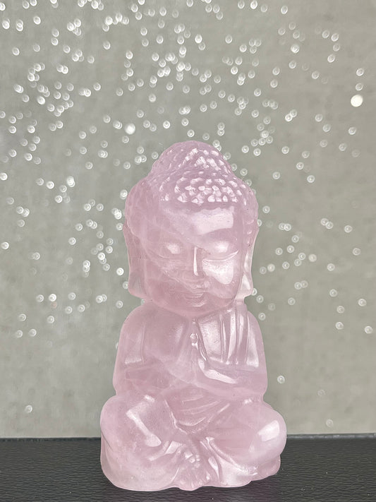 Rosenkvarts Buddha