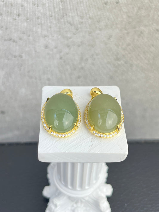 Jade, Nefritt Anheng i 925 sterling sølv