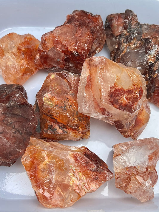 Flammekvarts Rå 26-48mm