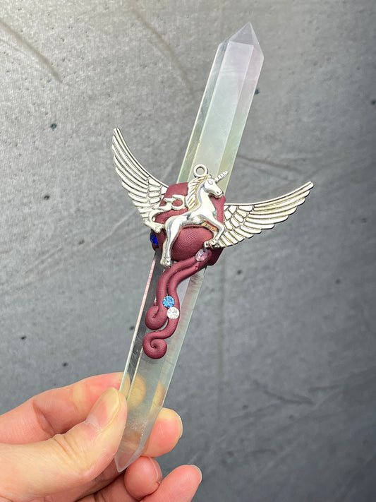 Krystall tryllestav, Fluoritt