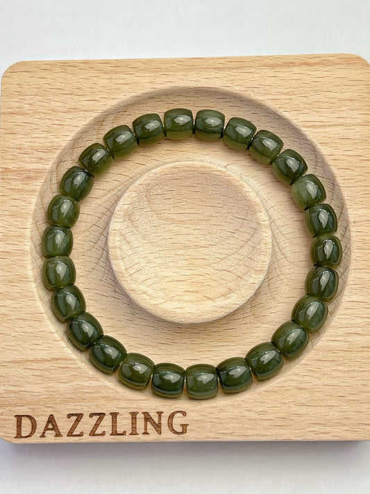 Jade, Nefritt armbånd 7-8mm+