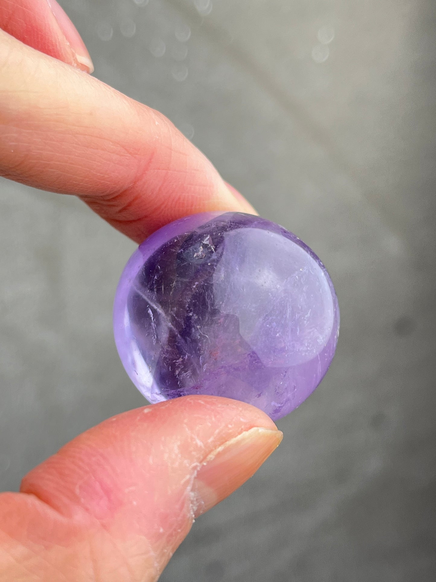 Ametyst tromlet 25-30mm