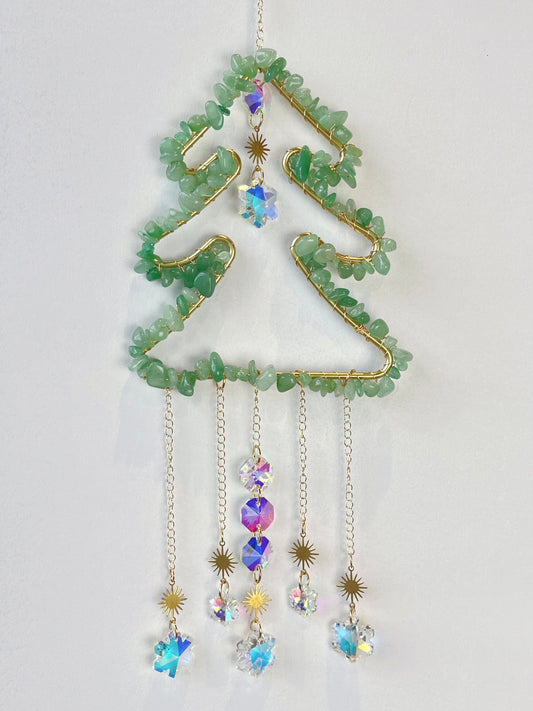 Krystall solfanger, Juletre(Grønn Aventurin)