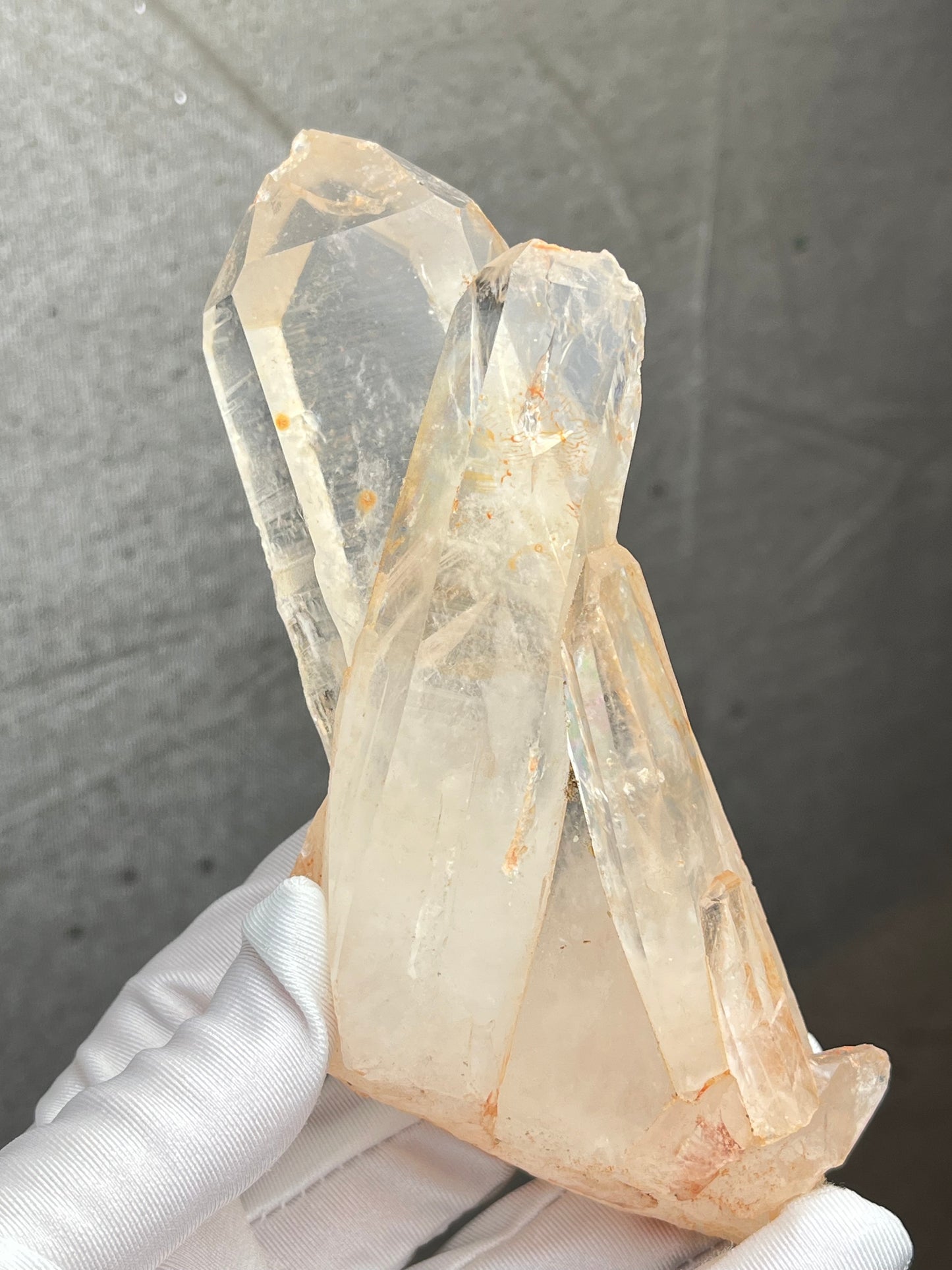 Kvarts Gruppe med jernoksid