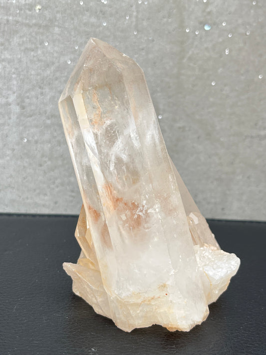 Kvarts gruppe med jernoksid