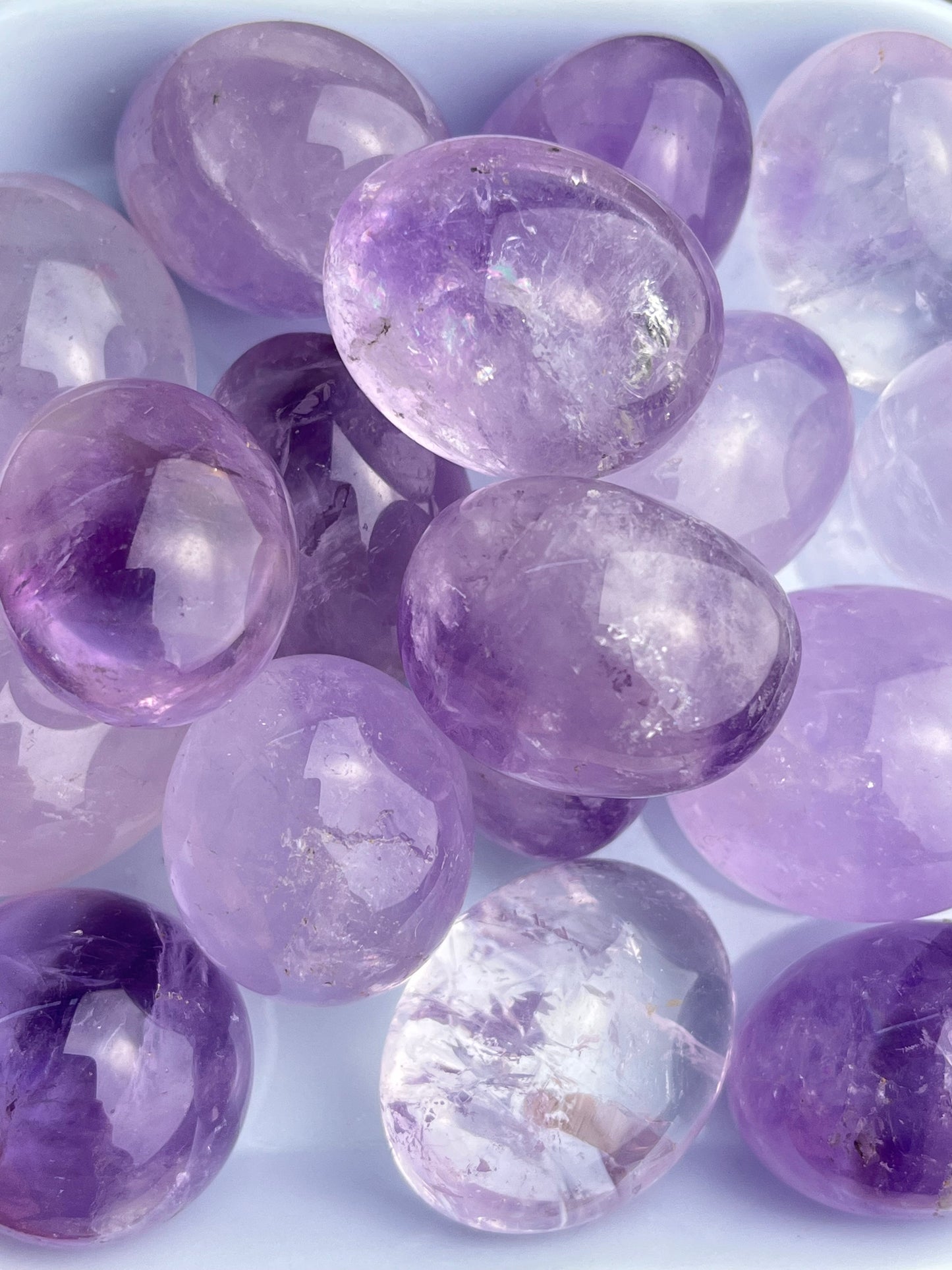 Ametyst tromlet 25-30mm